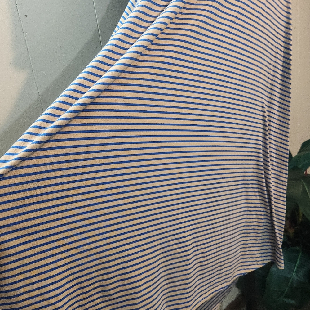 LuLaRoe Striped Short Sleeve Dress - Picture 5 of 9